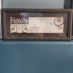 Family sign
